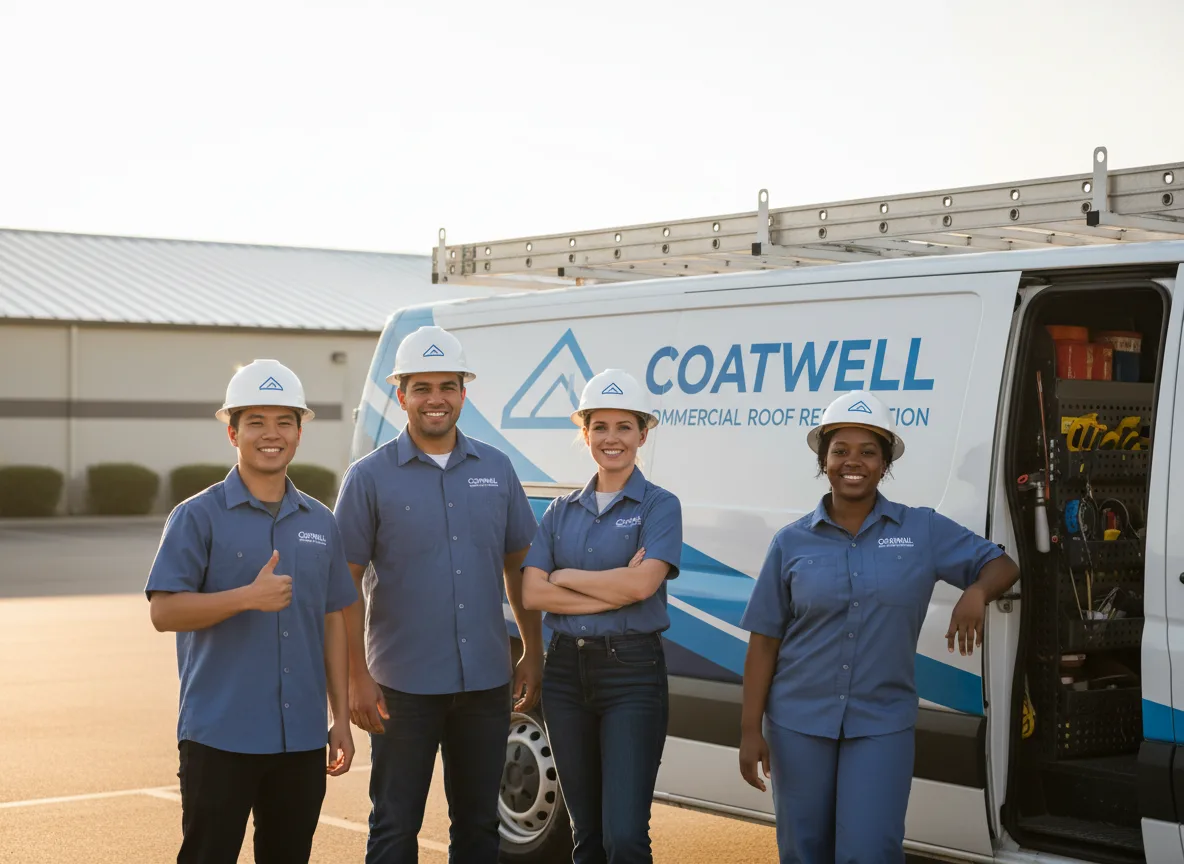 Commercial roof coating company in Bergland, MI